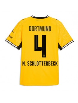 Borussia Dortmund Nico Schlotterbeck #4 Replika Hemmakläder 2026-27 Kortärmad Borussia Dortmund Nico Schlotterbeck #4 Replika Hemmakläder 2026-27 Kortärmad